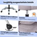 Vadovo krėslas ergonomiškas su reguliuojamu atlošu ir sėdynės aukščiu (Pilka) – Paveikslėlis 5