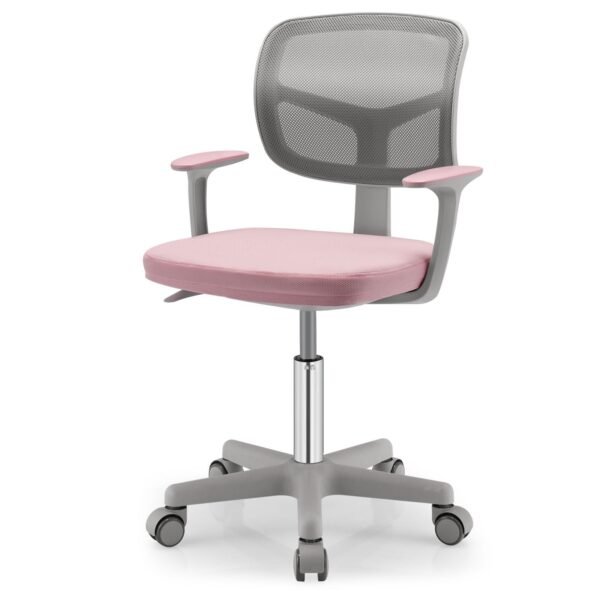 Vaikiška ergonomiška kėdė su reguliuojamu aukščiu (Rožinė)
