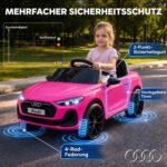 Vaikiškas elektromobilis Audi A5L su nuotolinio valdymo pultu ir amortizacija – Paveikslėlis 7