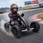 Vaikiškas elektromobilis gokartas 12V su reguliuojama sėdyne ir EVA ratais – Paveikslėlis 8