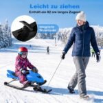 Valdomosios rogės vaikams su stabdžiu ir tempimo virve (Mėlyna) – Paveikslėlis 5