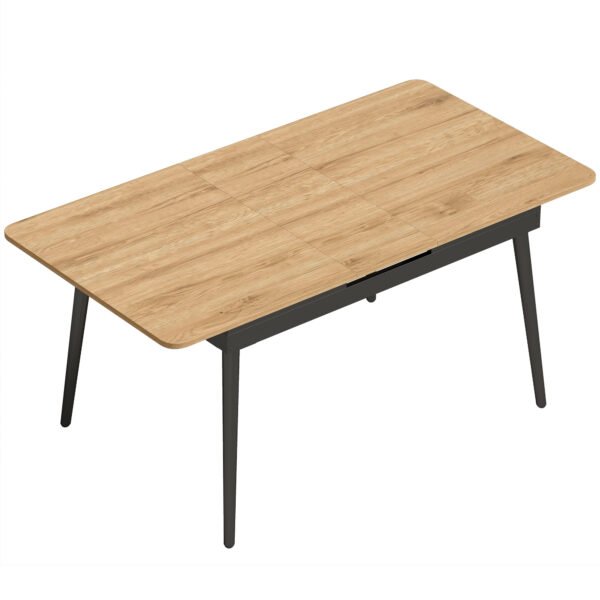 Valgomojo stalas išskleidžiamas 130–160 cm