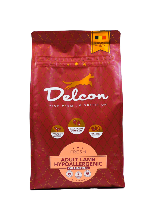Visavertis begrūdis hipoalerginis pašaras alergiškiems šunims HYPOALLERGENIC su ėriena / 3 kg