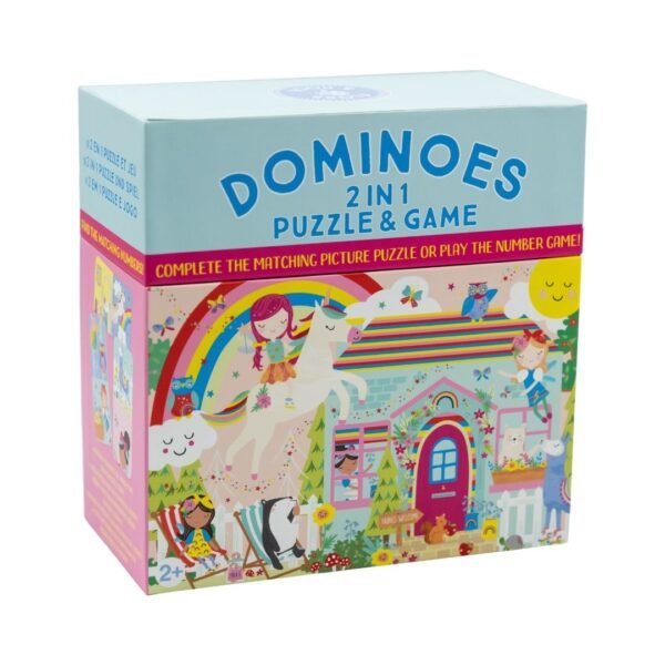 Žaidimas domino-dėlionė 2in1