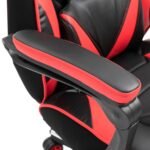 Žaidimų kėdė, ergonomiška, reguliuojamu atlošu ir ištraukiama kojų atrama – Paveikslėlis 10
