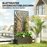 Aukšta metalinė lysvė su grotelėmis vijokliniams augalams – Paveikslėlis 5