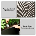 Aukšta metalinė lysvė su grotelėmis vijokliniams augalams – Paveikslėlis 6