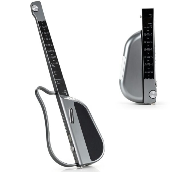 Belaidė išmanioji gitara su liečiamu grifu ir 30 garsų (Pilka)