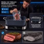 Daugiafunkcis elektrinis puodas 6-in-1 su LED valdymu (Juoda) – Paveikslėlis 4