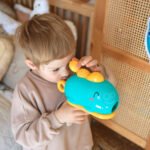 Dinozauro šaudyklės rinkinys su taikiniu ir lipniais kamuoliukais – Paveikslėlis 3