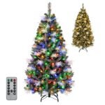 Dirbtinė eglutė su LED apšvietimu 152 cm (Žalia)