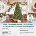 Dirbtinė eglutė su LED apšvietimu 274 cm (Žalia) – Paveikslėlis 3