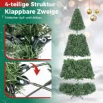 Dirbtinė eglutė su LED apšvietimu 274 cm (Žalia) – Paveikslėlis 4