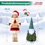 Dirbtinė eglutė su LED apšvietimu 90 cm (Žalia) – Paveikslėlis 2