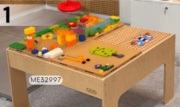 Edukacinis stalas su kėde ir 1423 konstrukcinėmis detalėmis