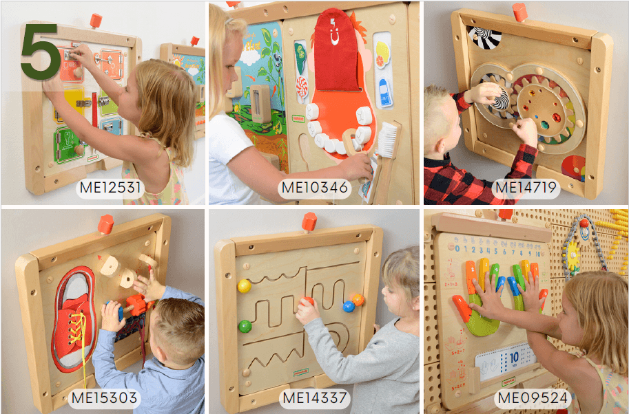 Edukacinių sieninių lentų rinkinys su montavimo sistema Edukacinių sieninių lentų rinkinys su montavimo sistema