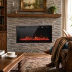 Elektrinis židinys 1800 W su nuotolinio valdymo pulteliu – Paveikslėlis 2