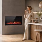 Elektrinis židinys 1800 W su nuotolinio valdymo pulteliu – Paveikslėlis 10