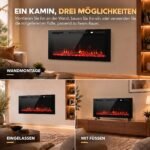 Elektrinis židinys 1800 W su nuotolinio valdymo pulteliu – Paveikslėlis 4