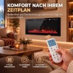 Elektrinis židinys 1800 W su nuotolinio valdymo pulteliu – Paveikslėlis 7