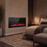 Elektrinis židinys 1800 W su nuotolinio valdymo pulteliu – Paveikslėlis 9