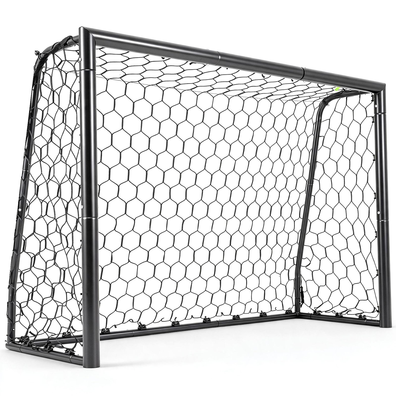 Futbolo vartai su metaliniu rėmu ir poliesterio tinklu 180 x 60 x 120 cm (Juoda) Futbolo vartai su metaliniu rėmu ir poliesterio tinklu 180 x 60 x 120 cm (Juoda)