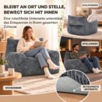 Grindų fotelis su atrama nugarai ir porankiais – Paveikslėlis 7