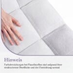 Grindų fotelis sulankstomas su 14 padėčių reguliuojama atrama (Balta) – Paveikslėlis 4
