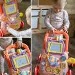 Interaktyvi vaikštynė-stumdukas su muzika ir piešimo lenta – Paveikslėlis 3