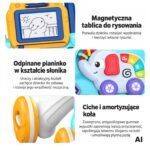 Interaktyvi vaikštynė-stumdukas su muzika ir piešimo lenta – Paveikslėlis 7