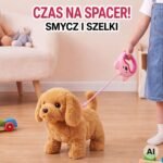 Interaktyvus pliušinis šuniukas su pavadėliu ir priedais – Paveikslėlis 6