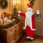 Kalėdinė dekoracija Kalėdų senelis, 150 cm, dainuojantis ir animuotas – Paveikslėlis 8