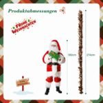 Kalėdinė girlianda su LED apšvietimu 274 cm (Ruda) – Paveikslėlis 2