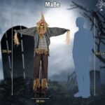 Kaliausės dekoracija Helovinui animuota 210 cm (Įvairiaspalvė) – Paveikslėlis 2