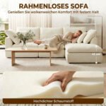 Kampinė modulinė sofa su šezlongu ir šenilo apmušalu – Paveikslėlis 5