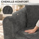 Kampinė sofa-lova modulinė, 76 cm gylio sėdimoji dalis, putų užpildas – Paveikslėlis 7