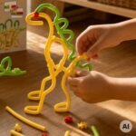 Konstravimo rinkinys 3D lankstus su 71 detale – Paveikslėlis 6