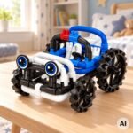 Konstrukcinis 3D rinkinys automobiliui iš 49 detalių – Paveikslėlis 3