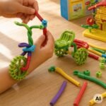 Konstruktorius rinkinys 3D iš 150 lanksčių detalių – Paveikslėlis 2