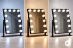 Kosmetinis veidrodis su LED apšvietimu 30x40 cm – Paveikslėlis 4