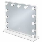 Kosmetinis veidrodis su LED apšvietimu 50x40 cm – Paveikslėlis 7