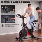 Kūno rengybos dviratis su magnetiniu pasipriešinimu ir Bluetooth sąsaja – Paveikslėlis 7
