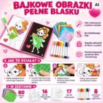 Kūrybinis rinkinys dekoravimui folija ir spalvinimui, 121 detalė – Paveikslėlis 3