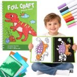 Kūrybinis rinkinys su dinozaurais ir folija