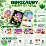 Kūrybinis rinkinys su dinozaurais ir folija, 121 det. – Paveikslėlis 3