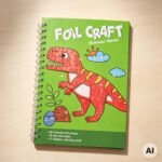 Kūrybinis rinkinys su dinozaurais ir folija, 121 det. – Paveikslėlis 4