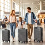 Lagaminų rinkinys iš 3 dalių su TSA spyna ir 360° besisukančiais ratukais – Paveikslėlis 9