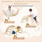 Laipiojimo rinkinys vaikams 4-in-1 su čiuožykla (Natūrali) – Paveikslėlis 4