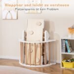 Laipiojimo rinkinys vaikams 4-in-1 su čiuožykla ir arka (Balta) – Paveikslėlis 4