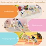 Laipiojimo rinkinys vaikams 4-in-1 su čiuožykla ir arka (Įvairiaspalvė) – Paveikslėlis 5